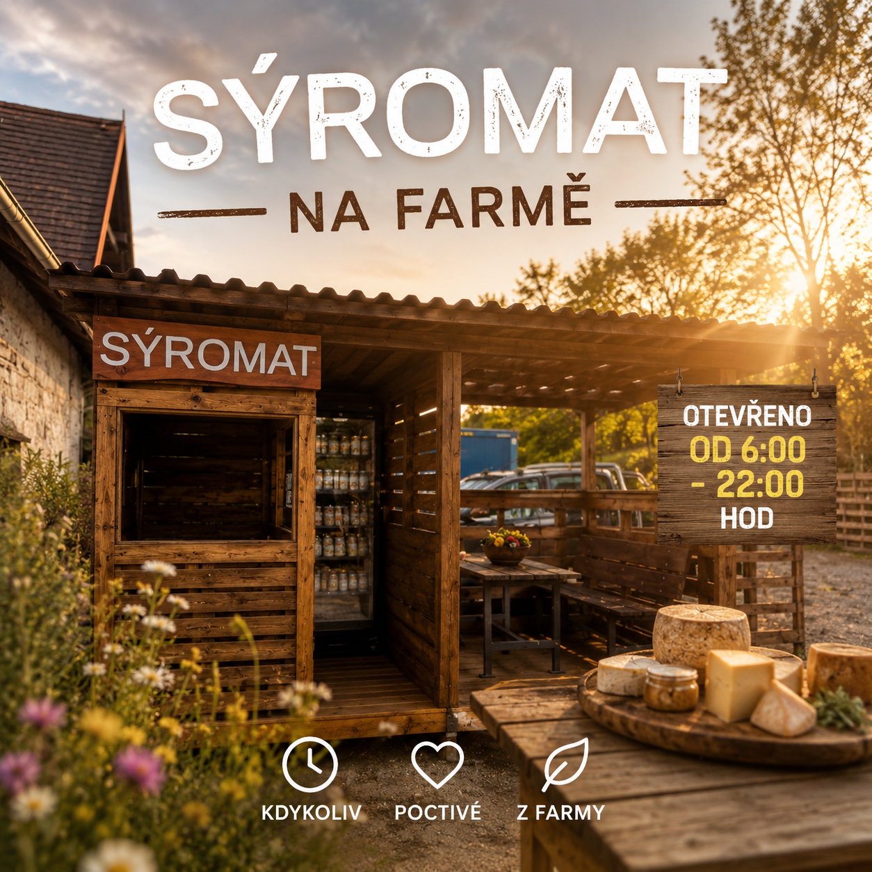 sýromat na farmě